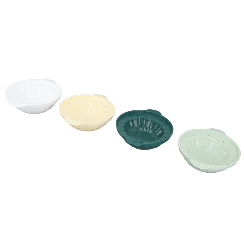 Ice Bowl Containers Mold Light Green Dark Green White Yellow