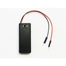 5eBoard 10x Double-Cell AA Enclosed Battery Holder with Switch and Dupont Pin Connectors