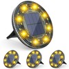 LOFTEK Solar Ground Lights, 24 LED Solar Garden Lights with