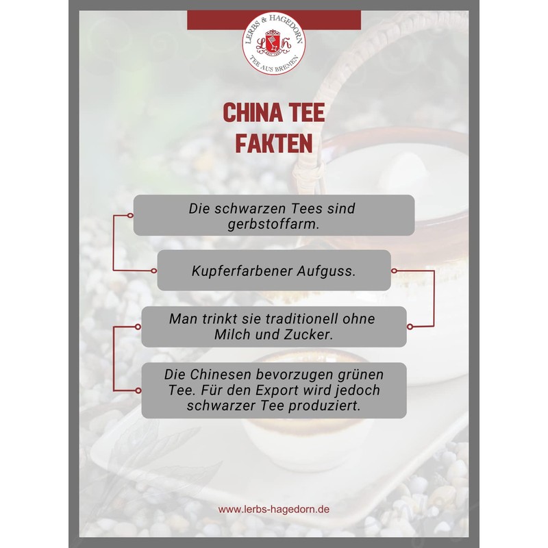 Lerbs & Hagedorn, China Tea Lychee Tea Pleasant, Light Sweet