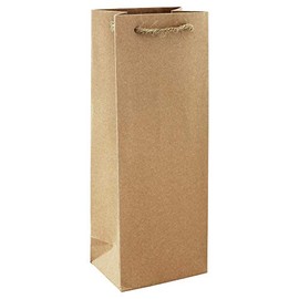 Clairefontaine 28800-4C Gift Bag Ideal for a Bottle 12.7 x 9 x 35.5 cm, Pack of 1, Natural Brown