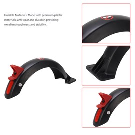 Fockety Rear for GXL V2 Electric Scooter, Rear Mud Guard with Hook Reflective Strip, Scooter Replacement Accessory Support Mudguard Bracket for GXL V2 Scooter