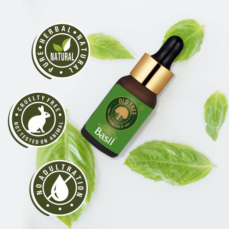 Old Tree Basil Essential Oil, 15 ml