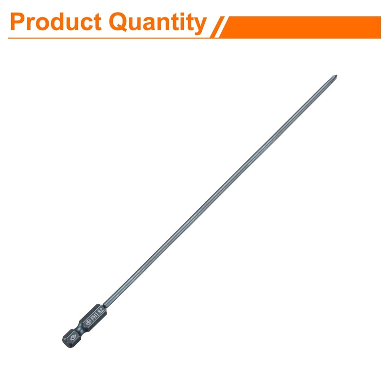 sourcing map #1 Phillips Screwdriver Bit PH1 1/4" Hex Shank