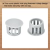 sourcing map 64PCS 12mm(1/2") Light Gray Plastic Hole Plugs, Flush