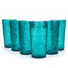 KX-WARE Vasos de plástico acrílico Highball de 18 onzas, juego