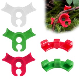 Pack of 100 Grow Accessories, 90 Degrees, 1 cm Wide, Plant Clips, Wall Plant Bender Lst Clips, Binding Pliers for Plants, Low Stress Training, Plants, Bender Early Bed Attachment, Plant Clips