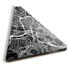 1 x Triangle Coaster - Glasgow Scotland Urban Street Map