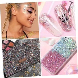 Brillantina Corporal y Gel de Purpurina Facial 12 Colores Caja Compacto para Maquillaje Festival Carnaval Uñas Cuerpo y Rostro Segura para Mujeres Hombres Adolescentes