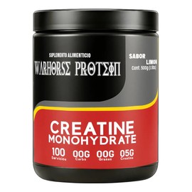 Creatina Monohidratada Warhorse 500 Gramos En Polvo Varios
