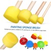 DOITOOL Set of 12 Round Sponges for Painting Craft Pottery