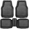 CAR PASS - Alfombrillas de goma resistentes para coche, juego