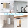 Paper Towel Holder Under Cabinet Assembly, [More Sturdy] Self Adhesive