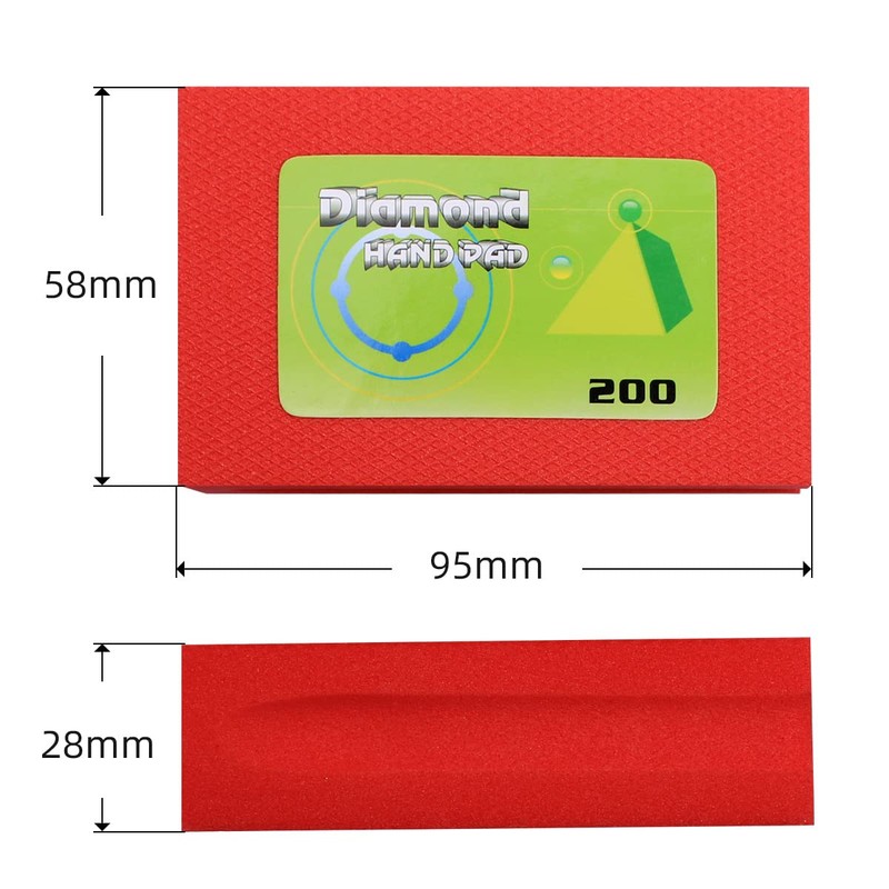 Electroplated Diamond Hand Polishing Pads 60-400 Grit Sanding Tile Stone