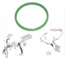 MKAREPART Engine Turbo Intercooler Pipe Seal O-Ring Gasket 7796622 11617796622 3C0145117K (2)