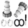 Uoimky Poolschlauch Adapter, 2 Stück Adapter A für Intex Pool
