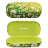 molshine Hard Shell Leather Sunglasses Case,Classic Large Glasses Case for