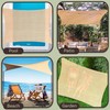 Sun Shade Canopy - 10x13ft Curved Rectangle Sun Shade Sail