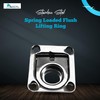 MARINE CITY Polished Stainless Steel Rectangular Recessed Spring Loaded Flush