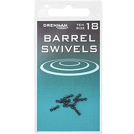Drennan Barrel Swivels For Fishing Pack Of 10: 18