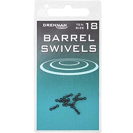 Drennan Barrel Swivels For Fishing Pack Of 10: 18