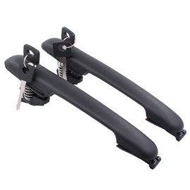 MOTOKU Set of 2 Front or Rear Left Driver and Right Passenger Side Door Exterior Door Handle with Keys for Dodge Sprinter 2500 3500 2003-2006