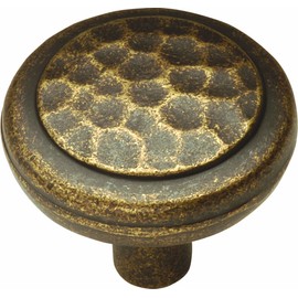 Hickory Hardware P7528-WDA Arts & Crafts Collection Knob 1-1/4 Inch Diameter, Windover Antique