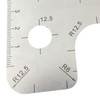 Folpus Leathercraft Drawing Ruler Round Corner Template Circle Stencil Tool