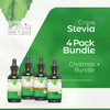 CRAVESTEVIA Organic 4-Pack Stevia Drops – Vanilla, Irish Cream, Cappuccino