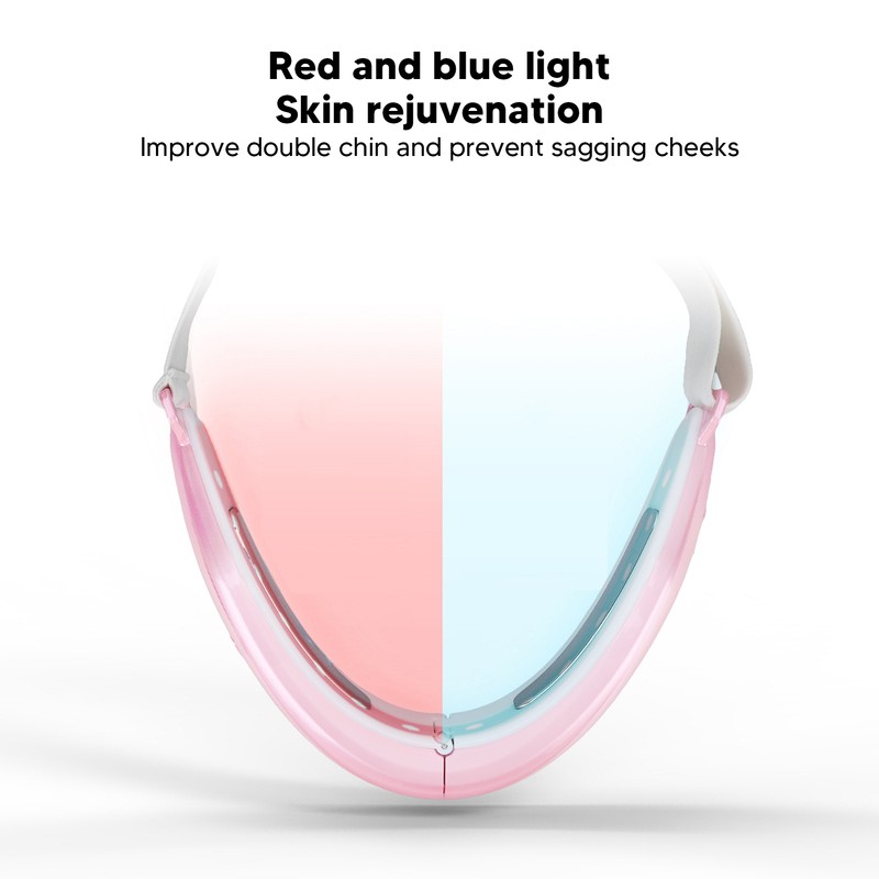 V Face Machine Line Up Belt Cellulite Shaking Red Blue