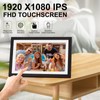 IIQ 15.6-inch Digital Picture Frame with Touch Screen - Auto-Rotation,
