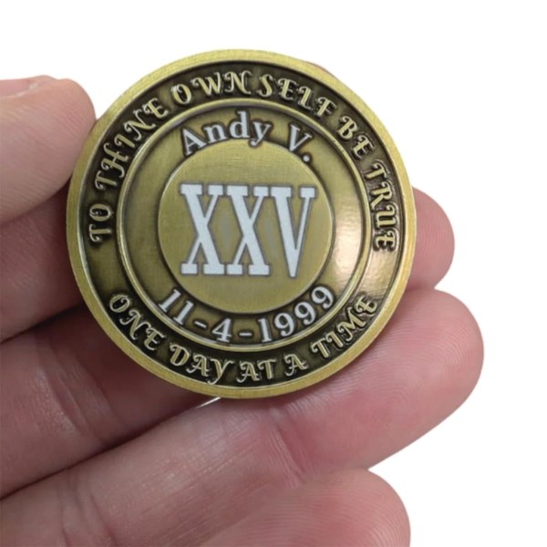 No Matter What Club AA Recovery Medallion with Gift Box