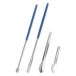 Hsthe Sea 6 Pcs Capsule Filling Machine Set 304 Stainless Steel Spoon Empty Capsule Filling Machine