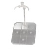 10 Sets Action Figure Stand Transparent Acrylic Anime Figure Display