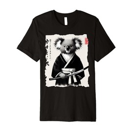 Samurai Koala Warrior Japanese Culture Art Ukiyo-e Premium T-Shirt
