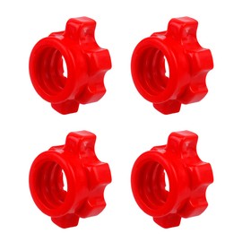 BESPORTBLE 4 Pcs Barbell Clamps Barbell Spinlock Collar Screw Clamps Hex Nut Replacement Screw for Dumbell Barbell Weight Lifting