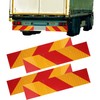 bath&bath Large Car Reflector Reflector Set of 4 Rear Zebra