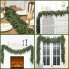 1 Pcs 12 ft Artificial Cedar Garland for Christmas