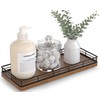 Bathroom Tray for Counter Top Organizer – Oak Wood Vanity