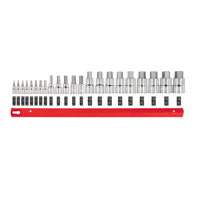 TEKTON 1/4, 3/8, 1/2 Inch Drive Hex Bit Socket Set