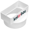 KOTARBAU® Transition piece flat duct to round pipe, diameter 100