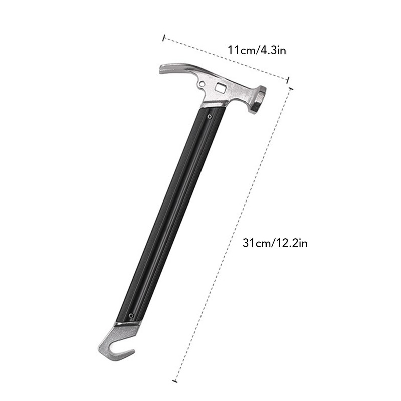 Outdoor Camping Tent Stake Peg Hammer Nail Remover for Gardening