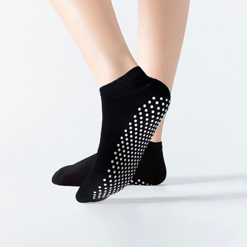 KEYRI 4 Pairs of Yoga Socks for Women and Men,