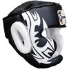 Farabi Sports Boxing Head Guard, Helmet prototector Gear Real Leather