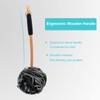 Shower Sponge with Handle, Back Brush with Sponge, Bath Sponge,