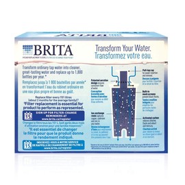 Brita 35503 Water Filter Pitcher Advanced Replacement Filters, 3/Pack