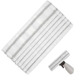 Ersatzpads für Kärcher Fenstersauger Zubehör, 6 STK für Kärcher Fensterreiniger Ersatzteile, Mikrofaser Wischbezug Fenstersauger Pads Wischmopppad für Karcher WV1 Plus Premium