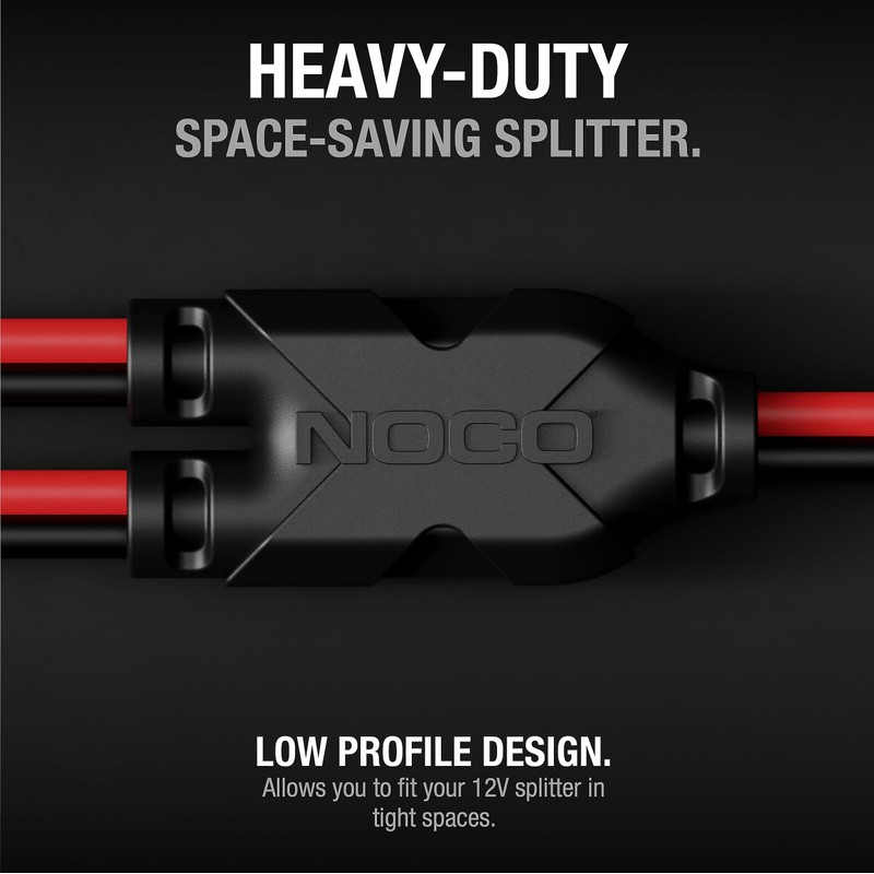 NOCO GC020 Adaptador de 12 V, 2 vías, Divisor
