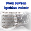 Ignition Key Knob Push Turn Switch & Insert Set for