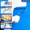 10Pcs 6 Inch Paint Rollers, Microfiber Paint Roller Covers with